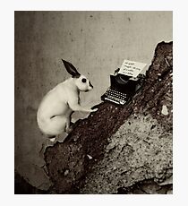 the writer Photographic Print