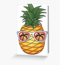 Pineapple sunshine Greeting Card
