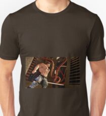 Dystopia hero against the octopus monster Unisex T-Shirt