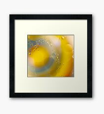 Oil in water abstract # 4 Framed Print