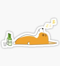 Pegatina Corgi Nightlife Soju