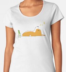 Corgi Nightlife Soju Premium Scoop T-Shirt