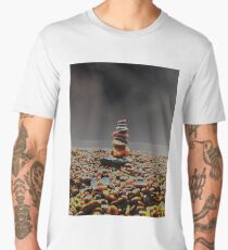 Abstract pebble tower Men's Premium T-Shirt