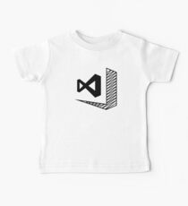 Visual Studio 2017 RC Logo (Black & White) Baby Tee
