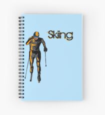 skiing Spiral Notebook