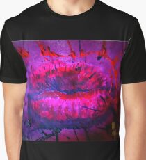 Pink Kiss - Hot Kiss Grafik T-Shirt