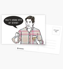 What's wrong with my sewing? Postcards