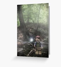 Brickography Pictures - Lupin Greeting Card