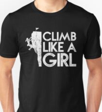 Climb Like A Girl Slim Fit T-Shirt