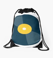 Put your records on! Drawstring Bag