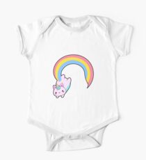 Kawaii proud rainbow cattycorn One Piece - Short Sleeve