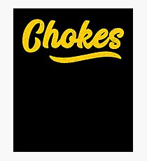 Chokes BJJ Brazilian Jiu-Jitsu MMA Grappling Photographic Print