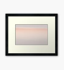 Pink sunset Framed Print