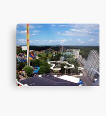 this is high up Metal Print