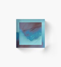 Blue Self Portrait Acrylic Block