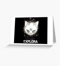 Gato místico Greeting Card