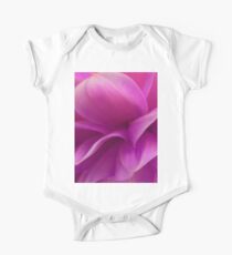 Hot pink flower pedals One Piece - Short Sleeve