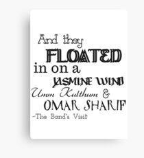 Omar Sharif - The Band's Visit Canvas Print