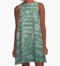 Mathlete Geek Formulas A-Line Dress