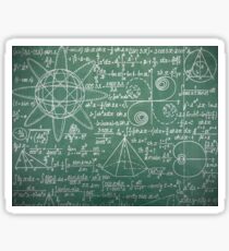 Mathlete Geek Formulas Sticker