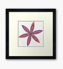 Multiple rosette Framed Print