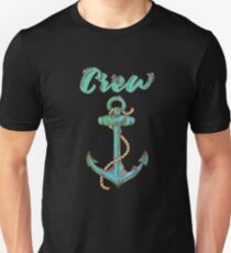 Crew Anchor Nautical Unisex T-Shirt