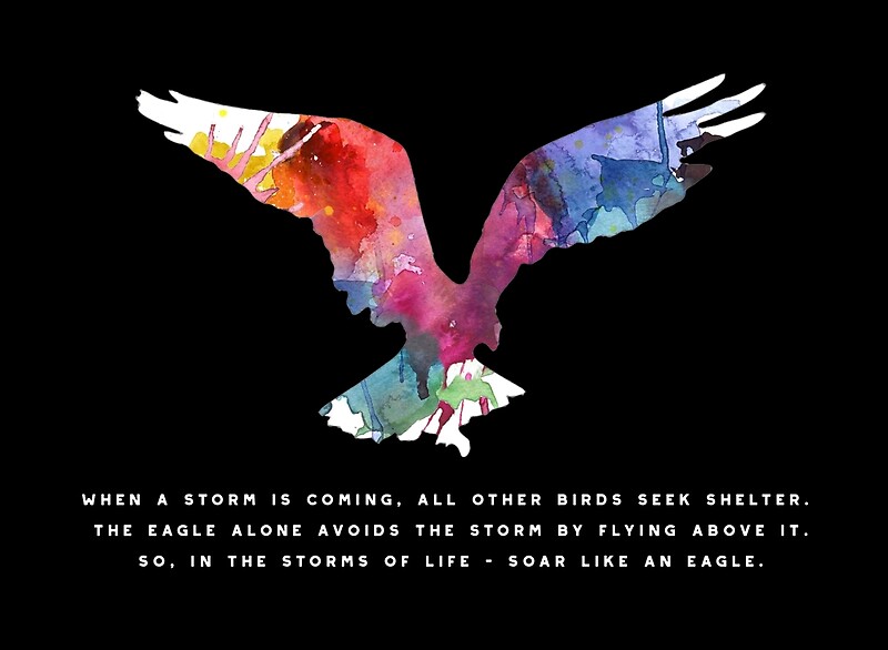 "Inspirational Saying / Quote - Eagle. " by STYLESYNDIKAT | Redbubble