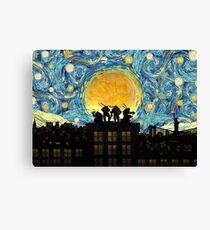 ninja Starry the night iPhone 4 4s 5 5c 6 7, pillow case, mugs, tshirt etc Canvas Print