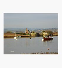 Soft and Calm, Estuary in Topsham Photographic Print