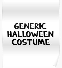 Generic Halloween costume Poster
