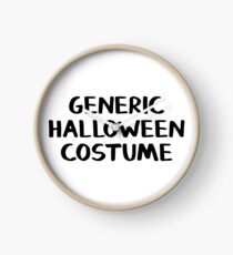 Generic Halloween costume Clock
