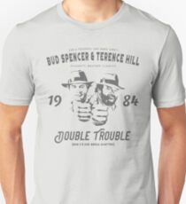 Bud Spencer & Terence Hill T Shirt, Vintage 1984 Spaghetti Western, Double Trouble Unisex T-Shirt