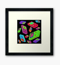 Gameboy Graphics Framed Print