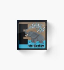 E-Elephant Acrylic Block