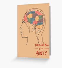 The Mind of an Auntie Greeting Card
