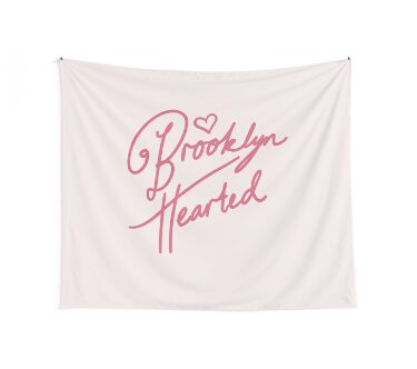 Brooklyn Hearted Wall Tapestry