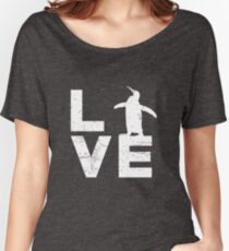 Funny Penguin Lover Shirt Gift for Men Women Women's Relaxed Fit T-Shirt
