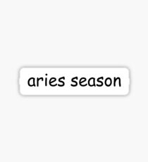 Aries Season Sticker