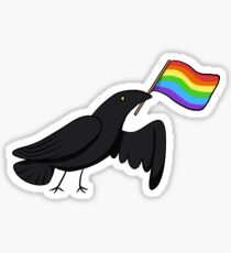 Pride Corvids - Gay/LGBT+ Sticker
