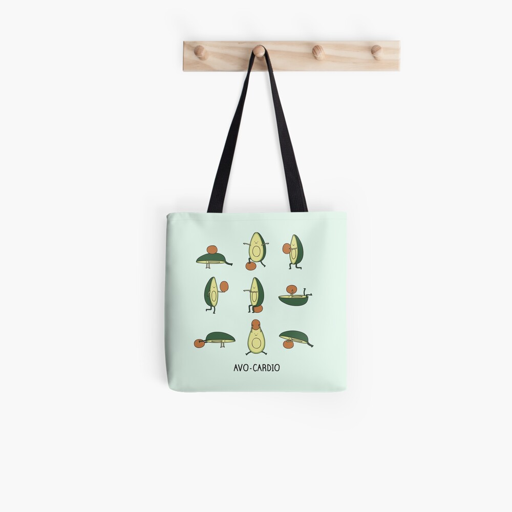 Avo-cardio Tote Bag