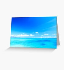 The beautiful Cala Goloritzè in Sardinia Greeting Card