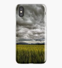 storm over the fields iPhone Case