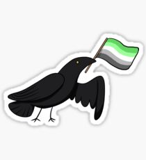 Pride Corvids - Aro Sticker