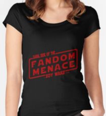 Fandom Menace a SOY Wars Story 2 Women's Fitted Scoop T-Shirt