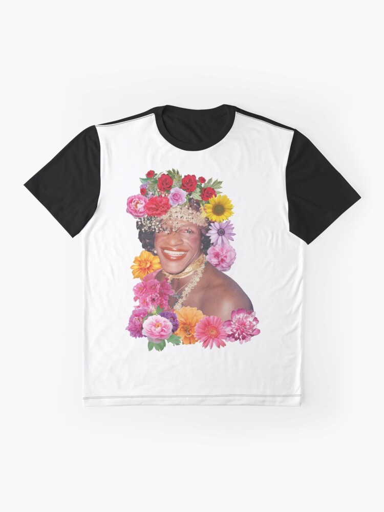 Alternate view of Flowerful Marsha P. Johnson Graphic T-Shirt