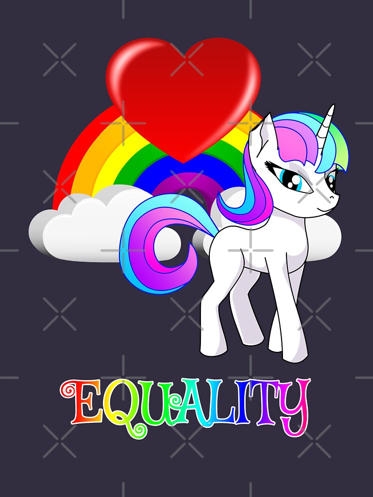 Equality Unicorn Rainbow Flag Shirt Lgbt Gay Pride T Shirt Zipped Hoodie By Limeva Redbubble