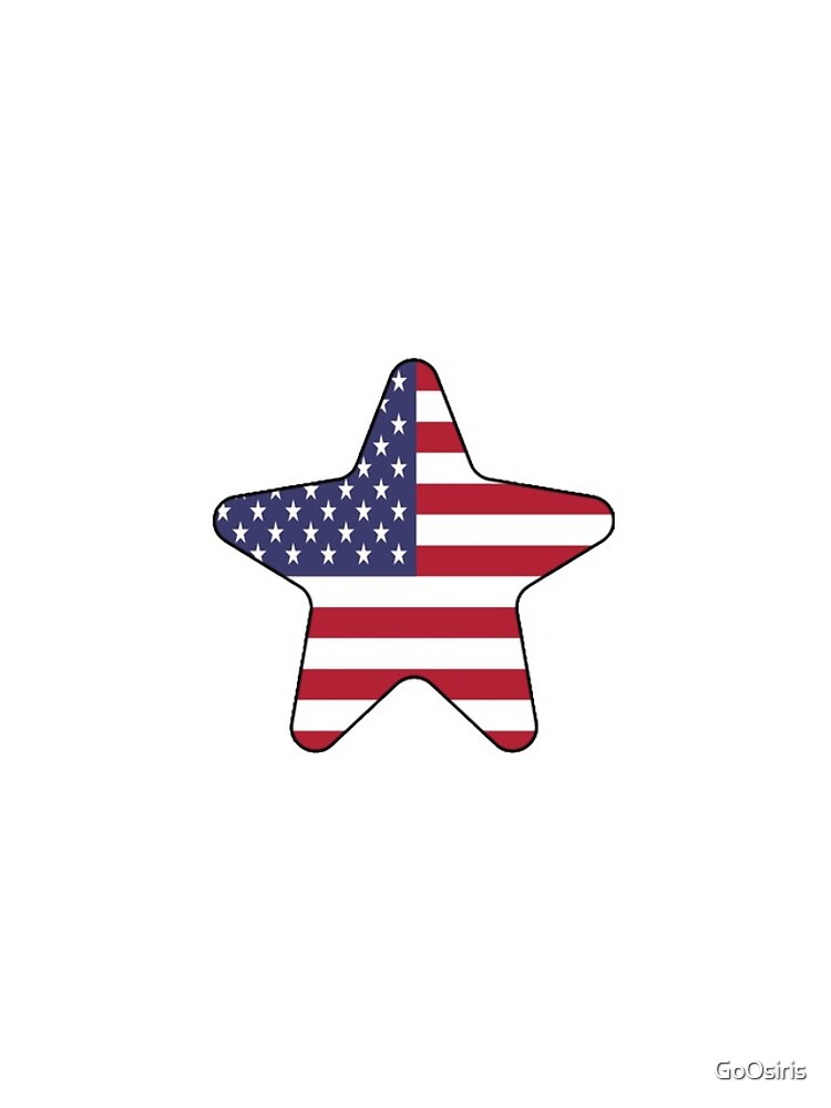 American Flag Starfish Happy 4th of July de GoOsiris