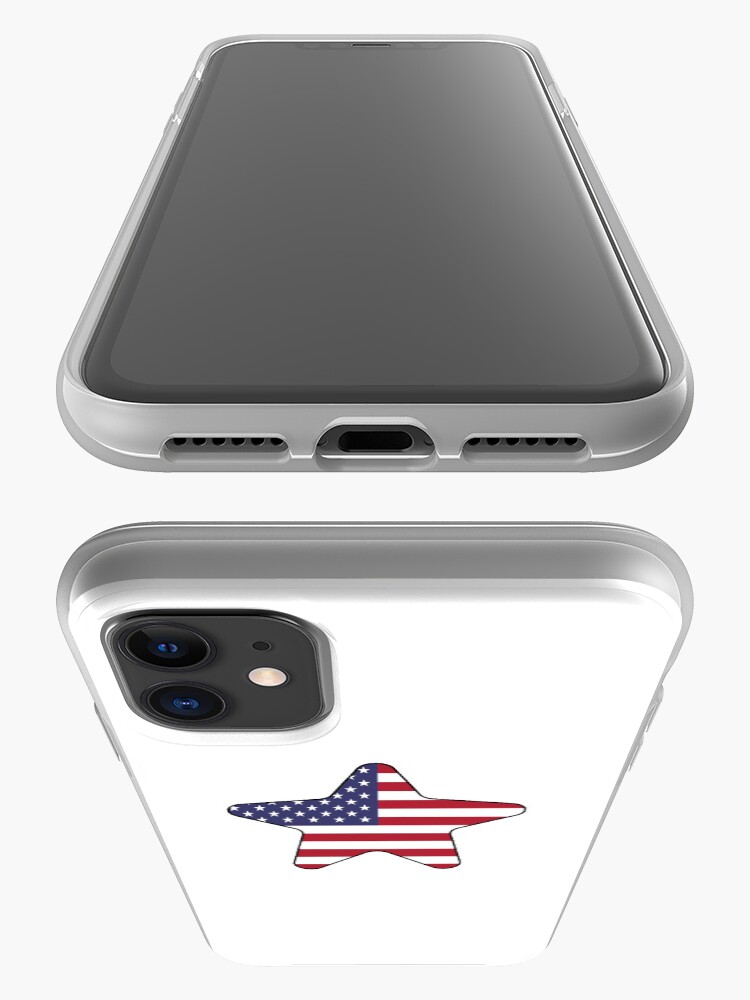 Vista alternativa de Funda y vinilo para iPhone American Flag Starfish Happy 4th of July
