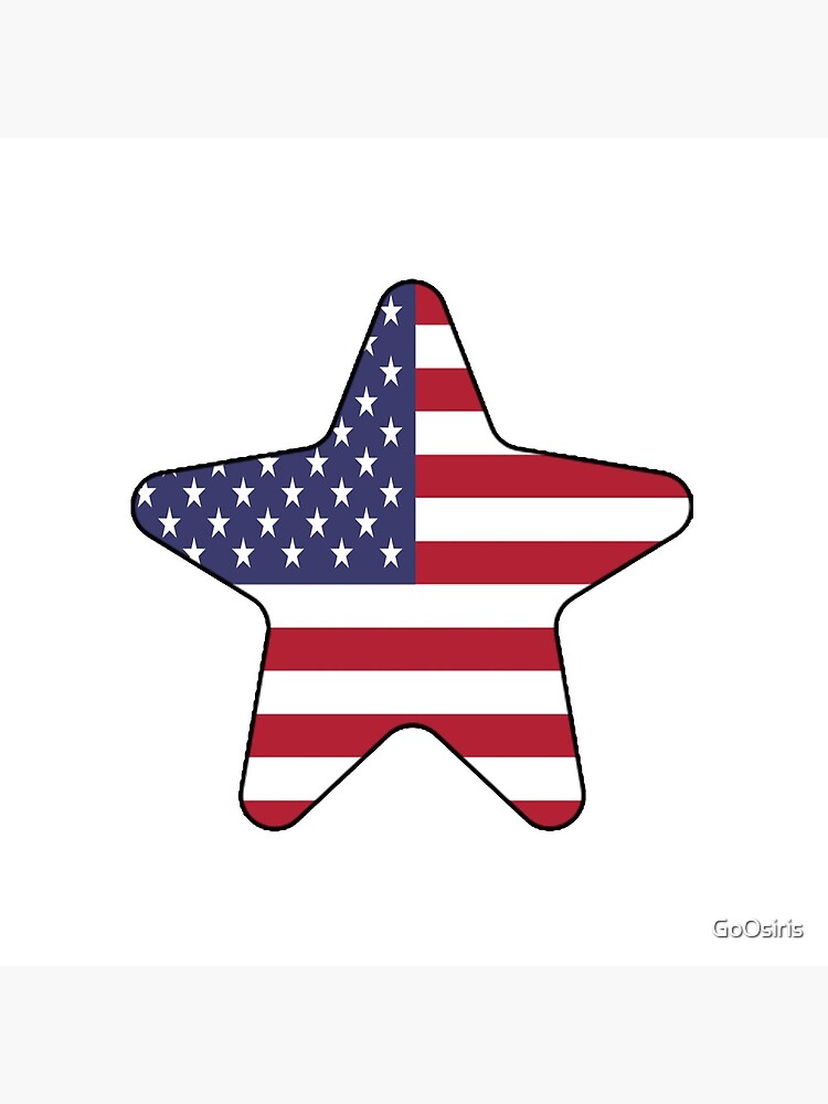 American Flag Starfish Happy 4th of July de GoOsiris