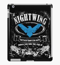 Nightwing - Etikett Whisky-Stil iPad-Hülle & Klebefolie